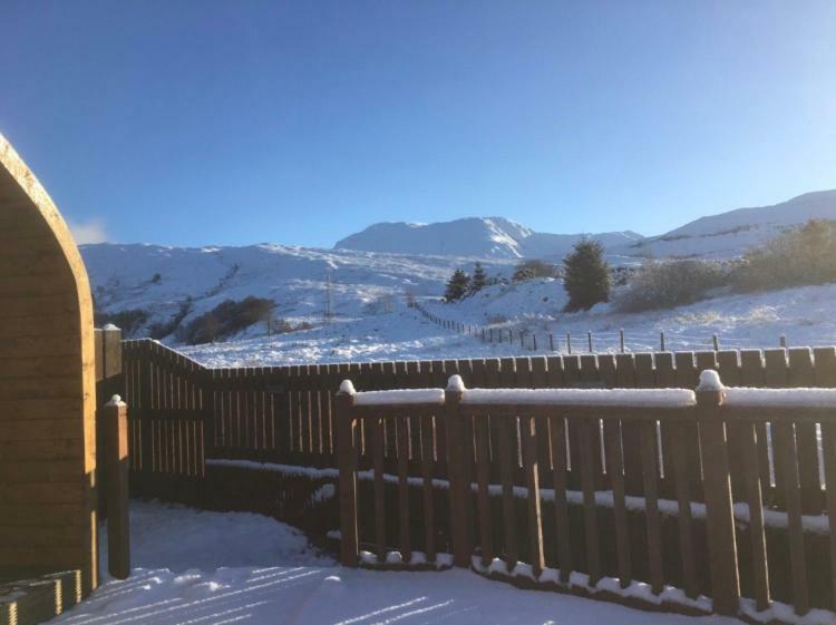 Highland Stays - Ben View Studio Pod & Jacuzzi Bath Fort William Exterior foto